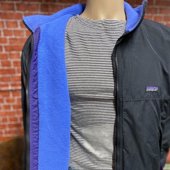 Patagonia vintage black nylon jacket size L - Picture 12 of 14